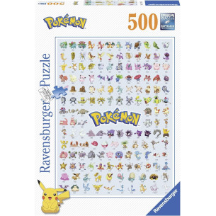Puzzle 500 pièces Pokémon Pokédex - RAVENSBURGER
