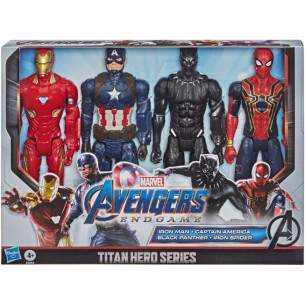 Pack 4 figurine Avengers -...