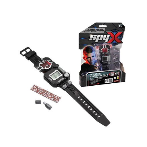 Montre espion 8 en 1 - Spy X - LANSAY