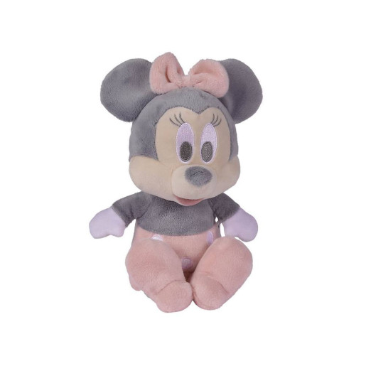 Disney - peluche minnie robe rose 25 cm, peluche