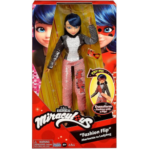 Poupée Marinette sequins Miraculous - BANDAI