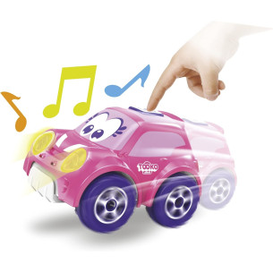 Voiture radiocommandée rose Follow me Tooko - SILVERLIT