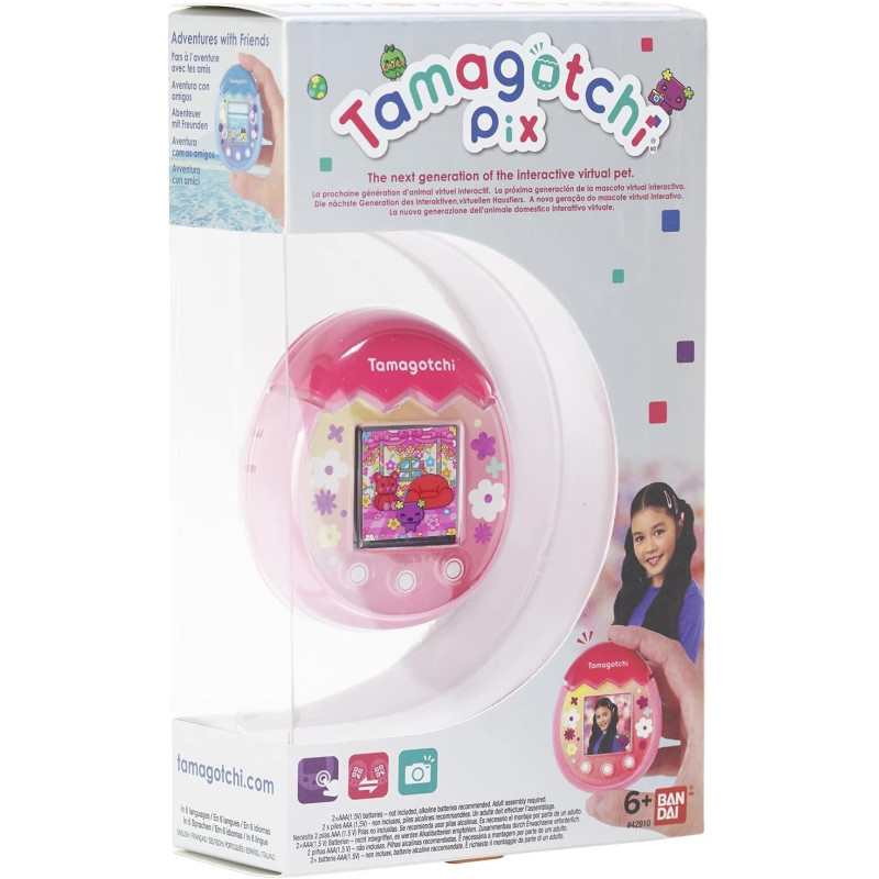 Tamagotchi Pix rose - BANDAI