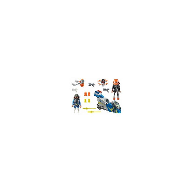 Moto et Policier de l'espace - 40 pièces - PLAYMOBIL