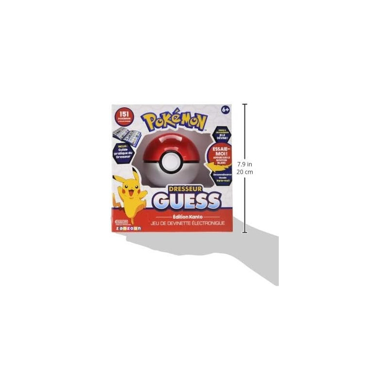 Poké Ball Intéractive Pokémon Dresseur Guess - BANDAI