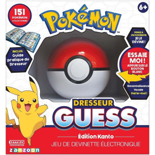 Poké Ball Intéractive Pokémon Dresseur Guess - BANDAI