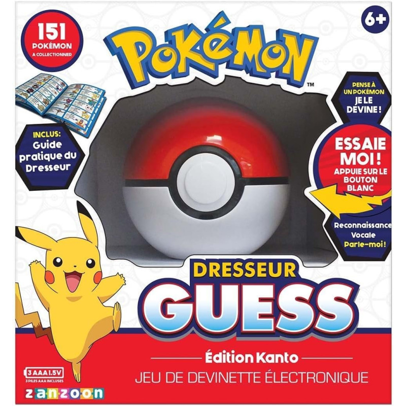 Poké Ball Intéractive Pokémon Dresseur Guess - BANDAI