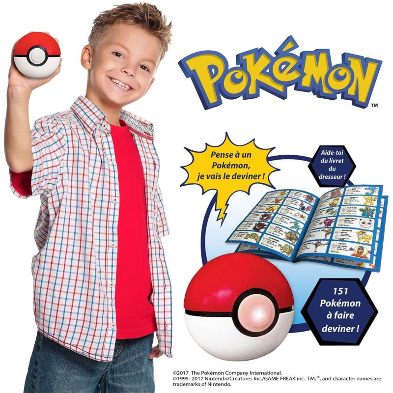 Poké Ball Intéractive Pokémon Dresseur Guess - BANDAI