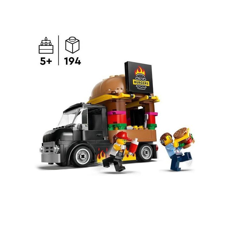 Le food-truck de burgers 60404 - LEGO® City - LEGO®