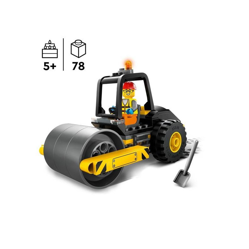 Rouleau compresseur chantier 60401 - LEGO® City - LEGO®