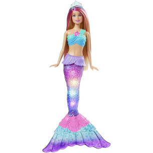Barbie Dreamtopia Sirène Lumières Scintillantes - MATTEL