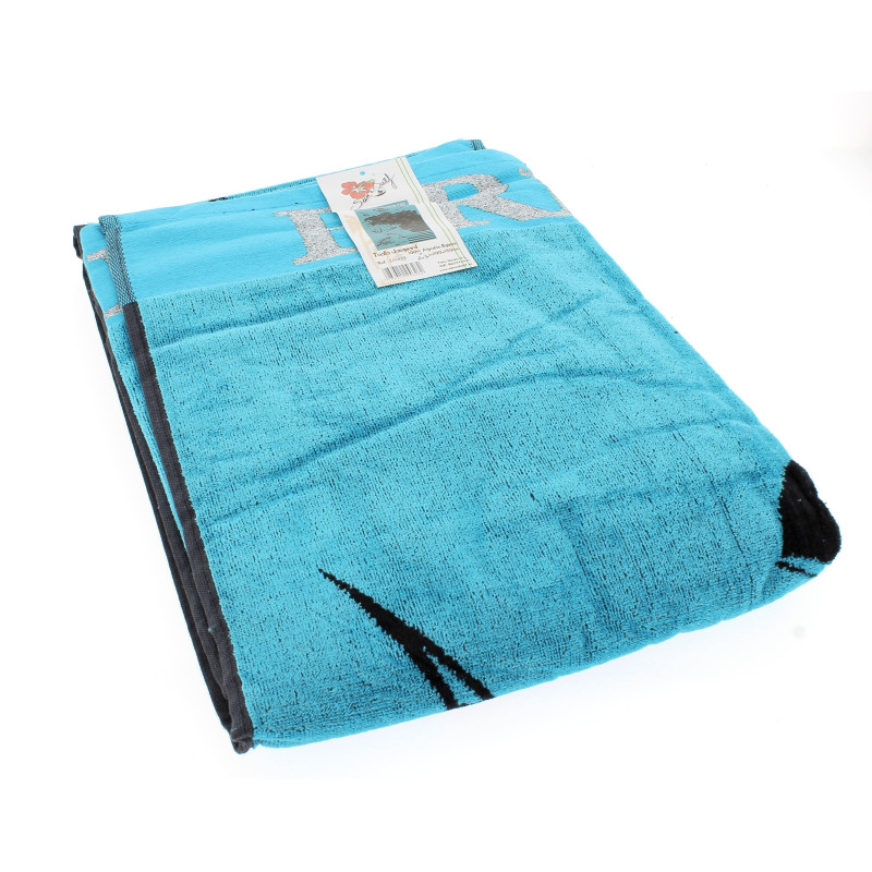 Serviette de plage Bretagne bleue