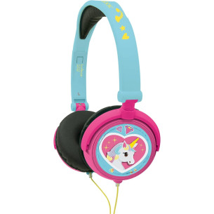 Casque audio stéréo Licorne Unicorn pliable et ajustable - LEXIBOOK
