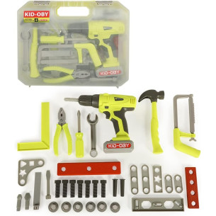 Valise outils de bricolage 36 pièces - KID OBY