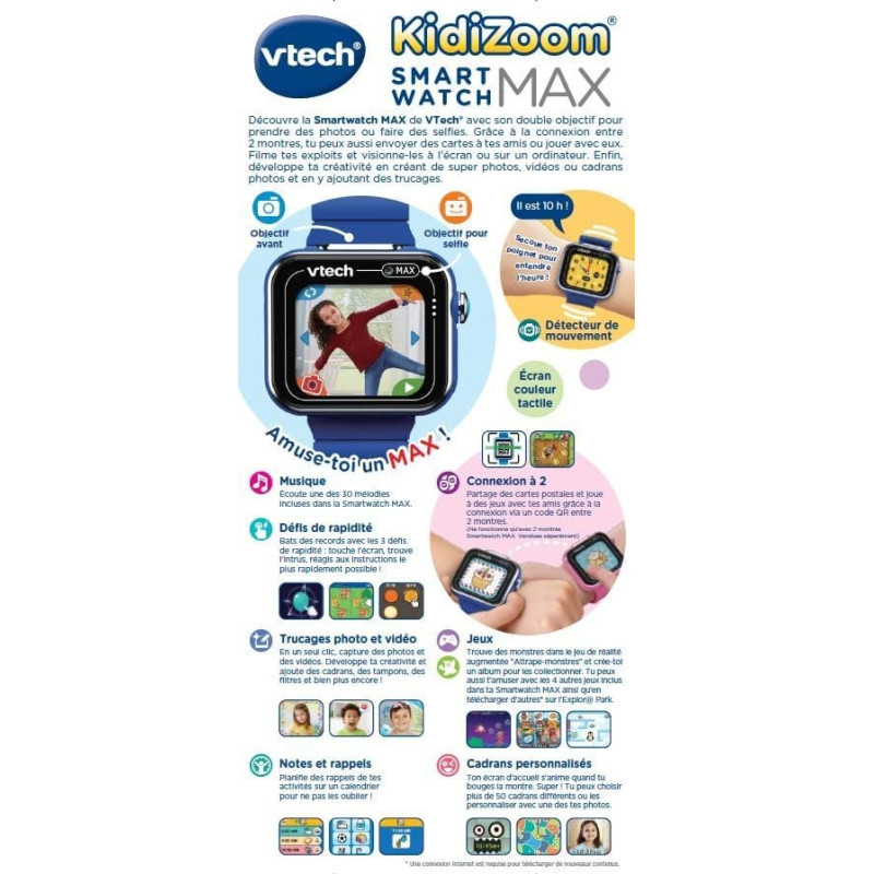 Montre Kidizoom Smartwatch Max - VTECH