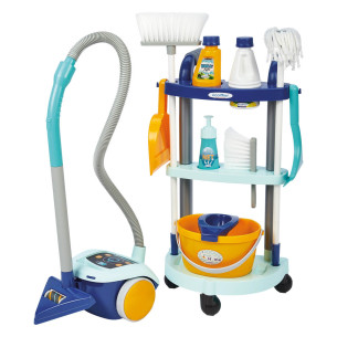 Chariot ménage + aspirateur - ECOIFFIER