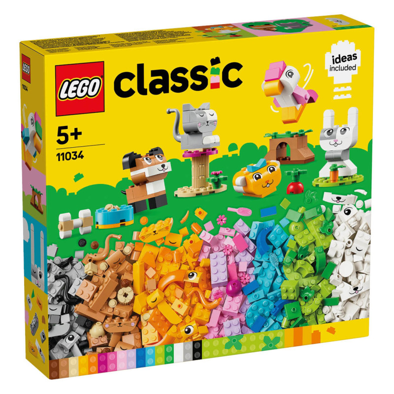 LEGO®CLASSIC 11034 - Les Animaux de Compagnie Créatifs - LEGO