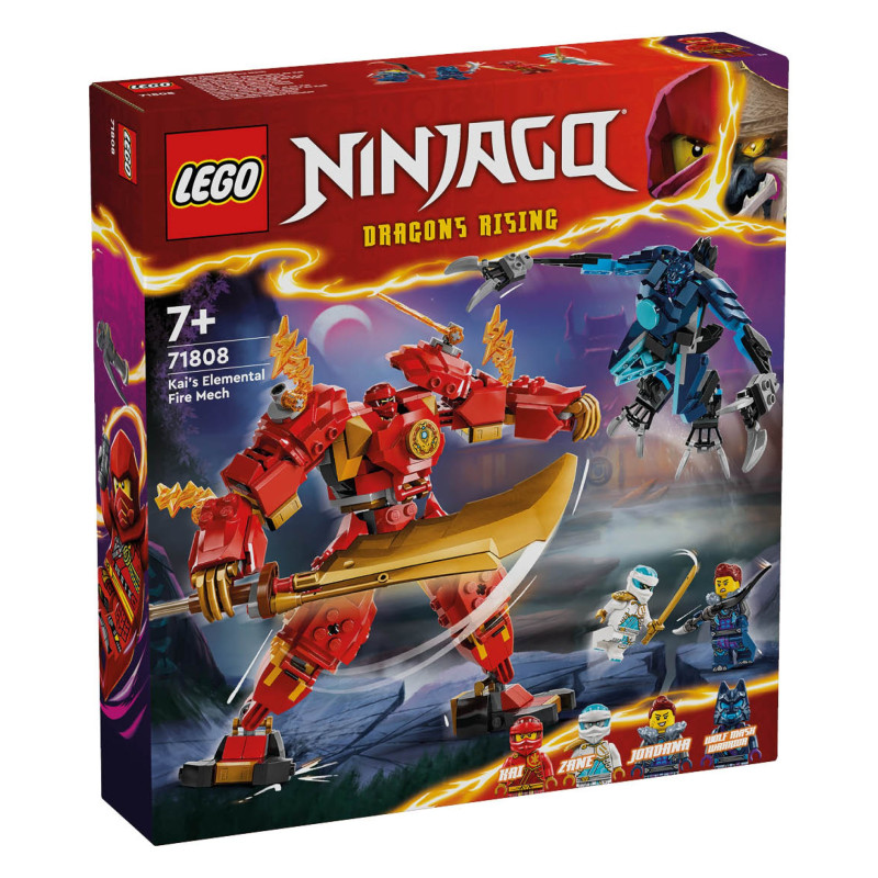 Le robot élémentaire du feu de Kai - LEGO
