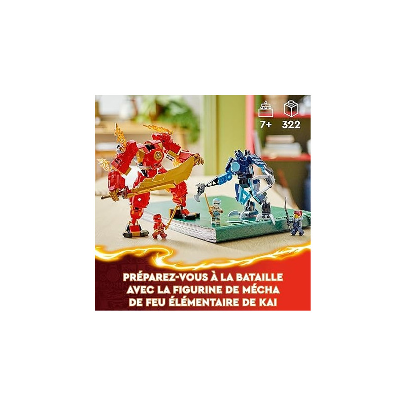 Le robot élémentaire du feu de Kai - Lego Ninjago - LEGO