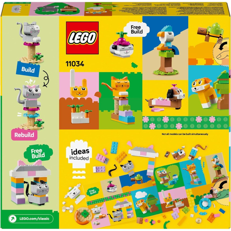 Les animaux de compagnie créatifs 11034 - LEGO® Classic - LEGO®