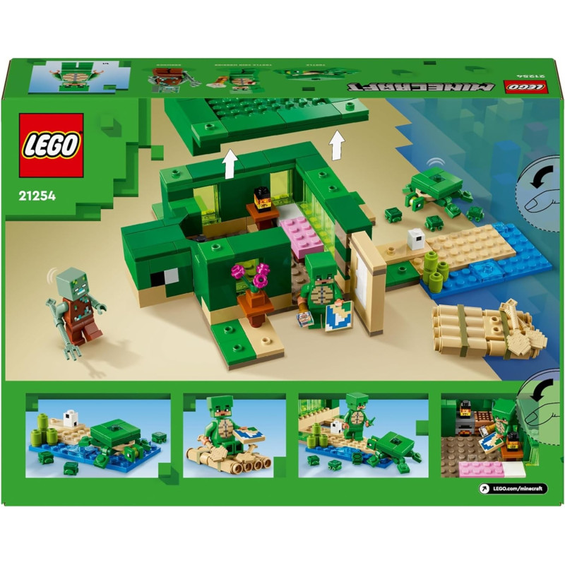 La maison de la plage de la tortue 21254 - LEGO® Minecraft® - LEGO®