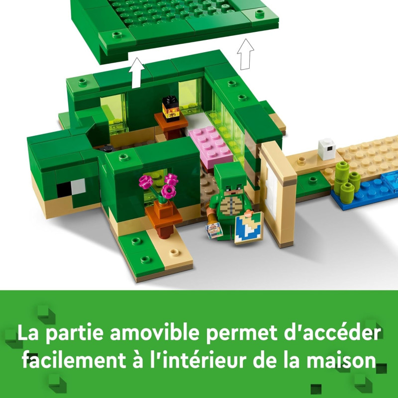 La maison de la plage de la tortue 21254 - LEGO® Minecraft® - LEGO®