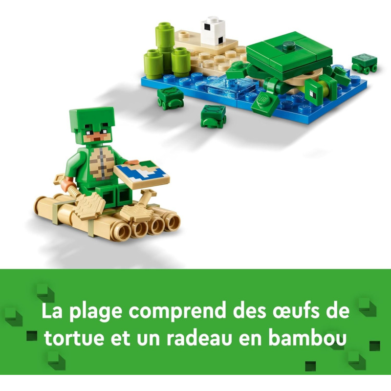 La maison de la plage de la tortue 21254 - LEGO® Minecraft® - LEGO®