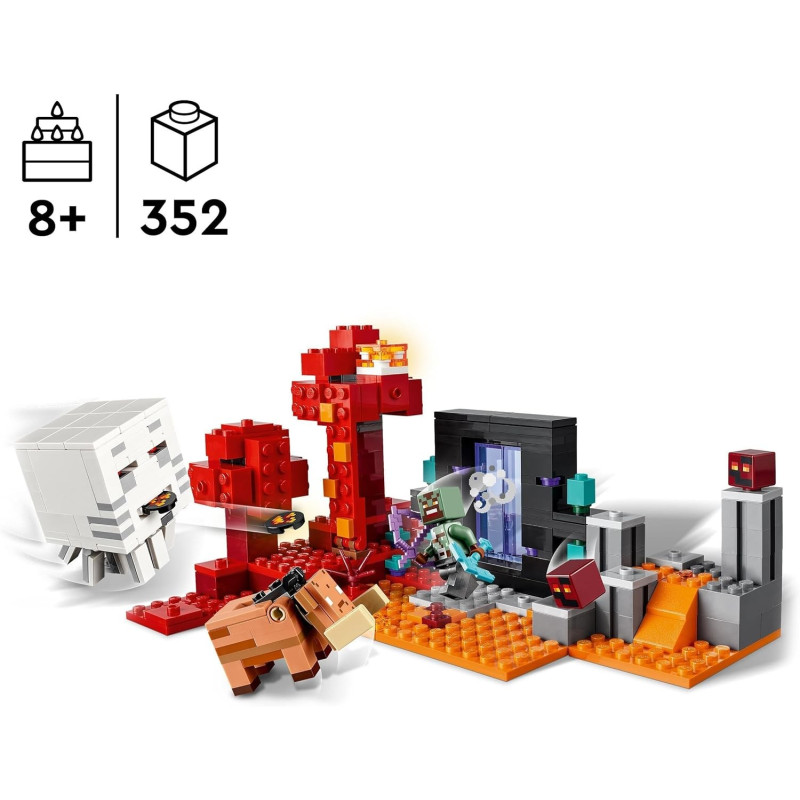 L'Embuscade au Portail du Nether 21255 - LEGO® Minecraft® - LEGO®