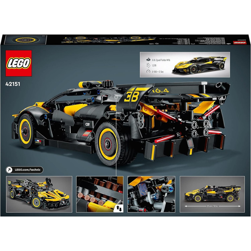 Le bolide Bugatti 42151 - LEGO® Technic - LEGO®