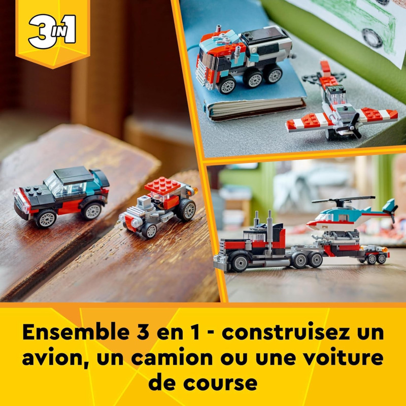 Le camion remorque avec hélicoptère 31146 - LEGO® Creator - LEGO®