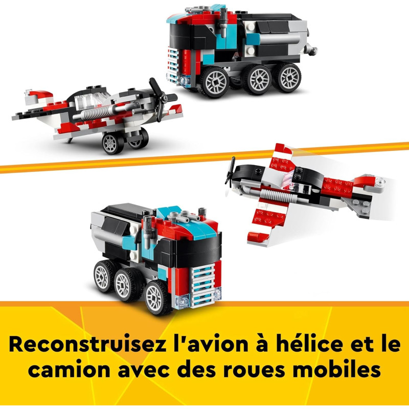 Le camion remorque avec hélicoptère 31146 - LEGO® Creator - LEGO®
