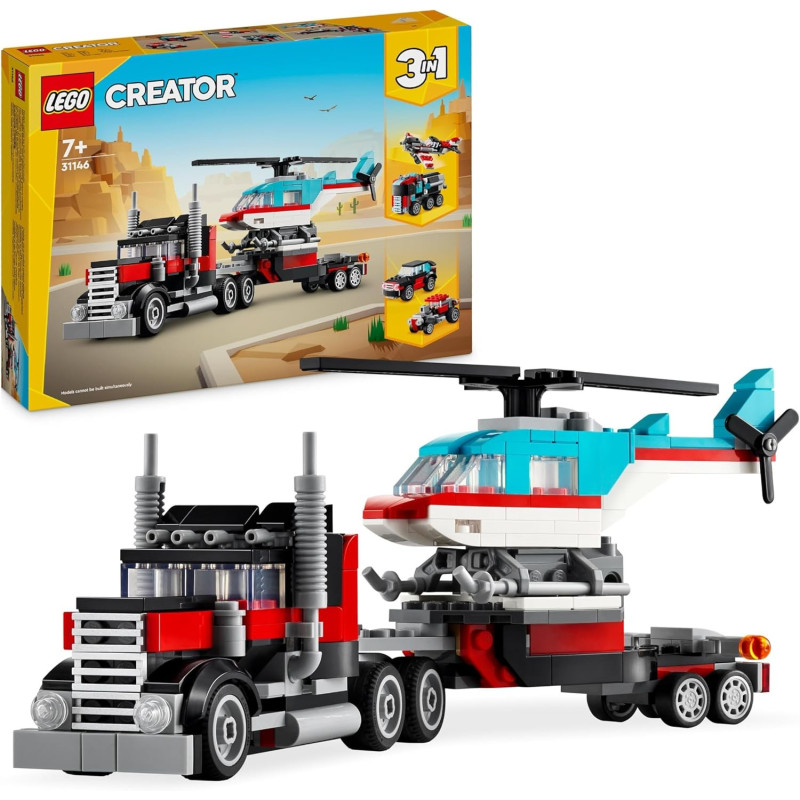 Le camion remorque avec hélicoptère 31146 - LEGO® Creator - LEGO®