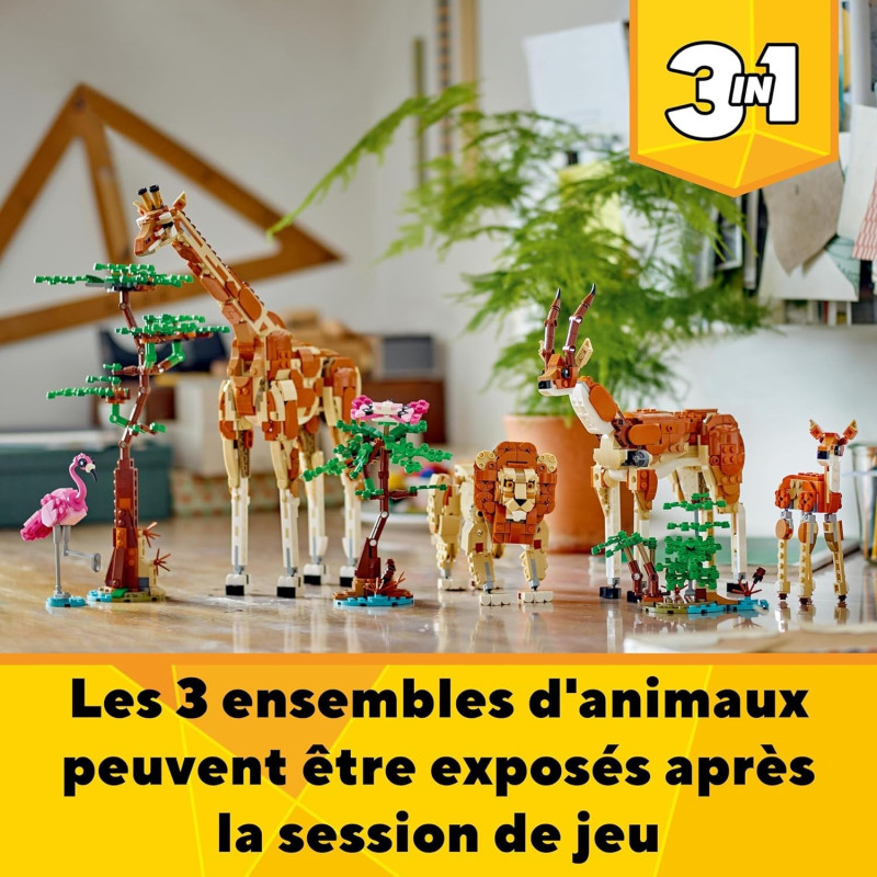 Les animaux sauvages du safari 31150 - LEGO® Creator - LEGO®