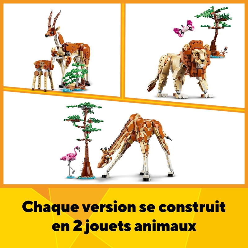 Les animaux sauvages du safari 31150 - LEGO® Creator - LEGO®
