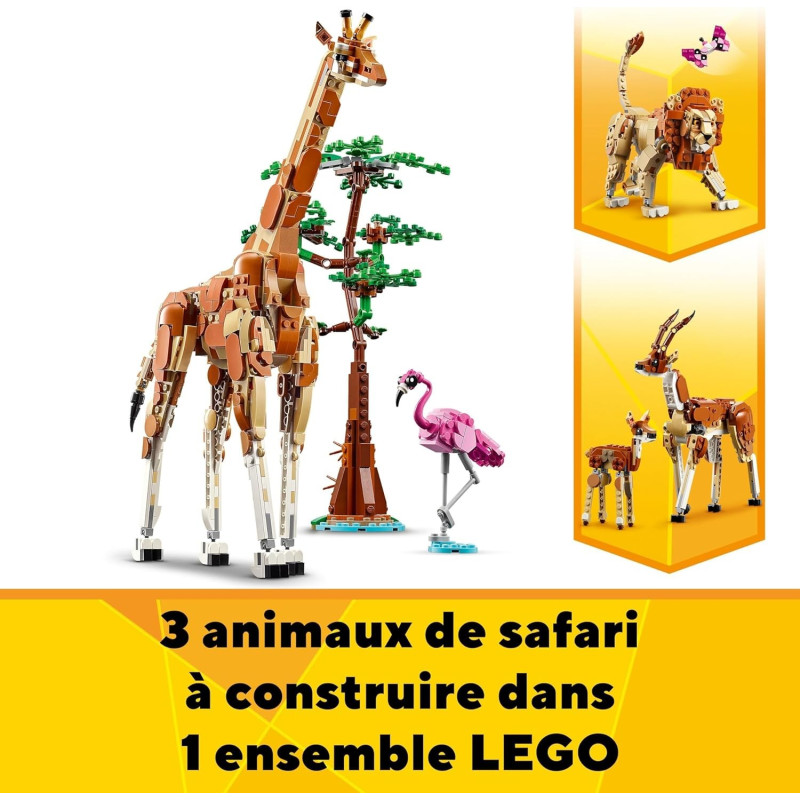 Les animaux sauvages du safari 31150 - LEGO® Creator - LEGO®
