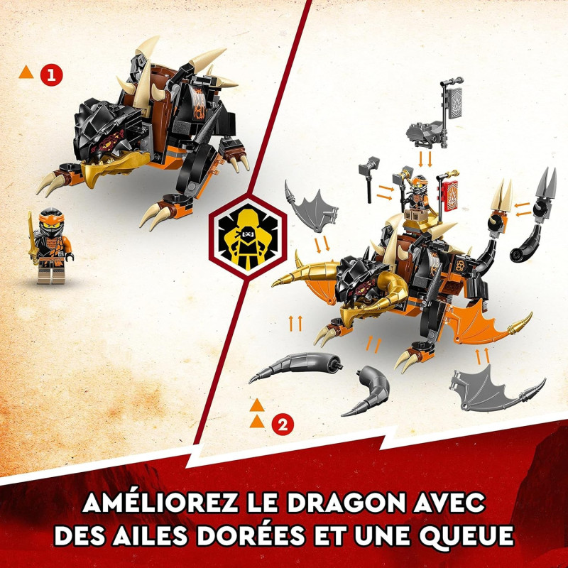 Le dragon de terre de Cole Évolution 71782 - LEGO® Ninjago - LEGO®