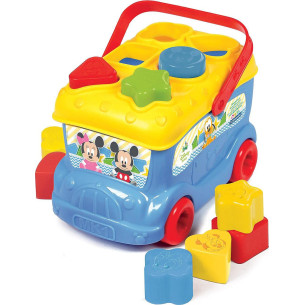 Jeu d'éveil Disney Baby - Le bus des formes de Mickey - CLEMENTONI