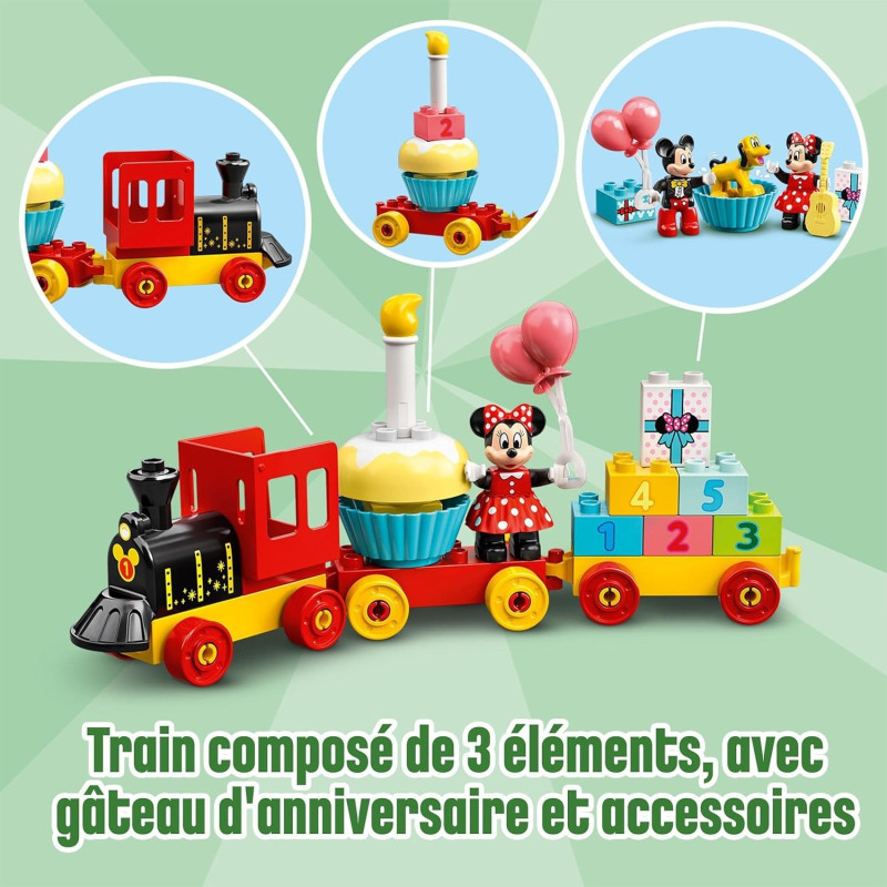 Le train d'anniversaire de Mickey et Minnie 10941 - LEGO® DUPLO - LEGO®