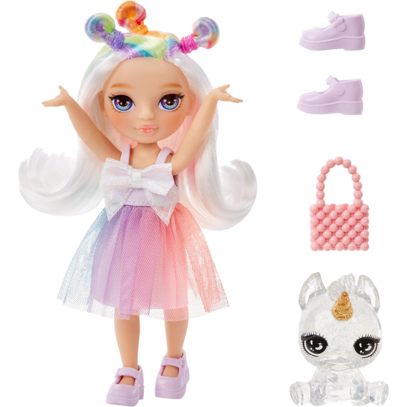 Poupée articulée 15cm Opal (rose) Rainbow High Littlest - RAINBOW HIGH