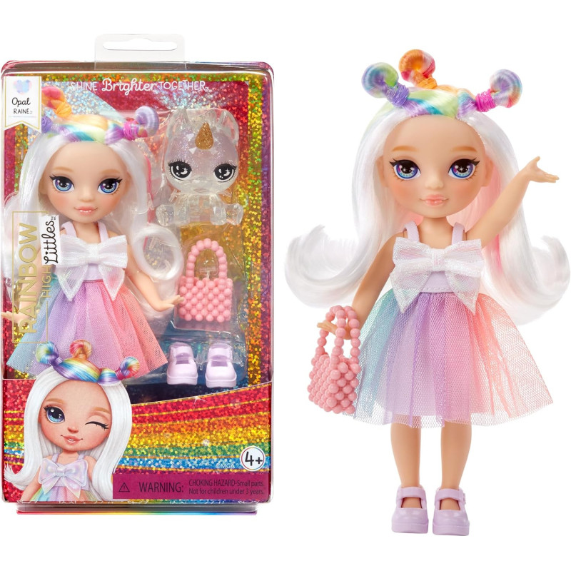 Poupée articulée 15cm Opal (rose) Rainbow High Littlest - RAINBOW HIGH