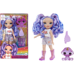 Poupée articulée 15cm Amethyste (violet)  Rainbow High Littlest - RAINBOW HIGH