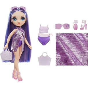 Poupée 28cm (violet) Rainbow High Swim & Style - RAINBOW HIGH