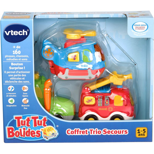 Coffret de petites voitures de secours parlantes - Tut Tut Bolides - VTECH