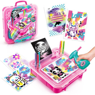 Mallette d'activités Airbrush Art - CANAL TOYS