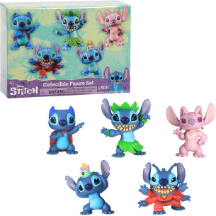 Coffret 5 figurines Stitch - Lilo & Stich - DISNEY