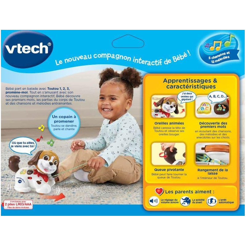 Toutou 1, 2, 3 Promène moi - VTECH