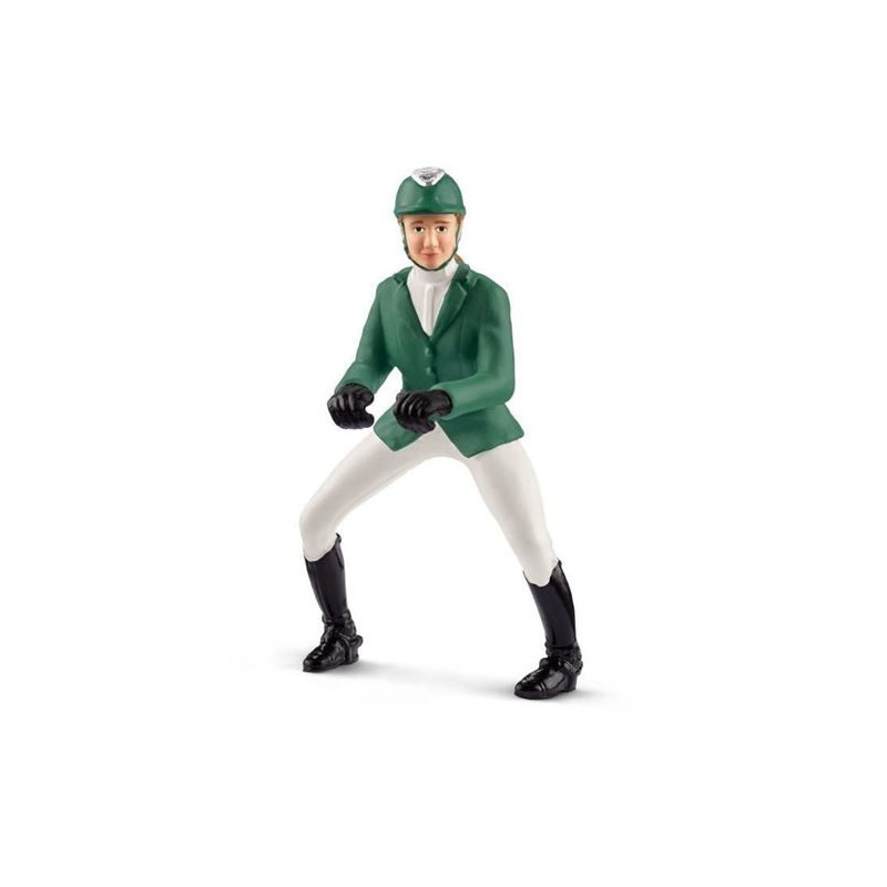 Cavalière de saut d'obstacles avec cheval - SCHLEICH