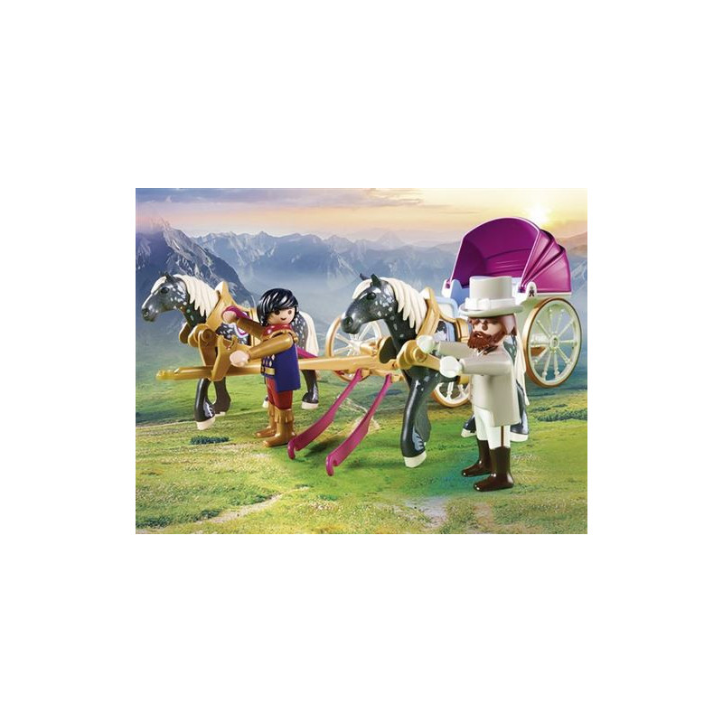 Calèche et couple royal Playmobil Princess - PLAYMOBIL