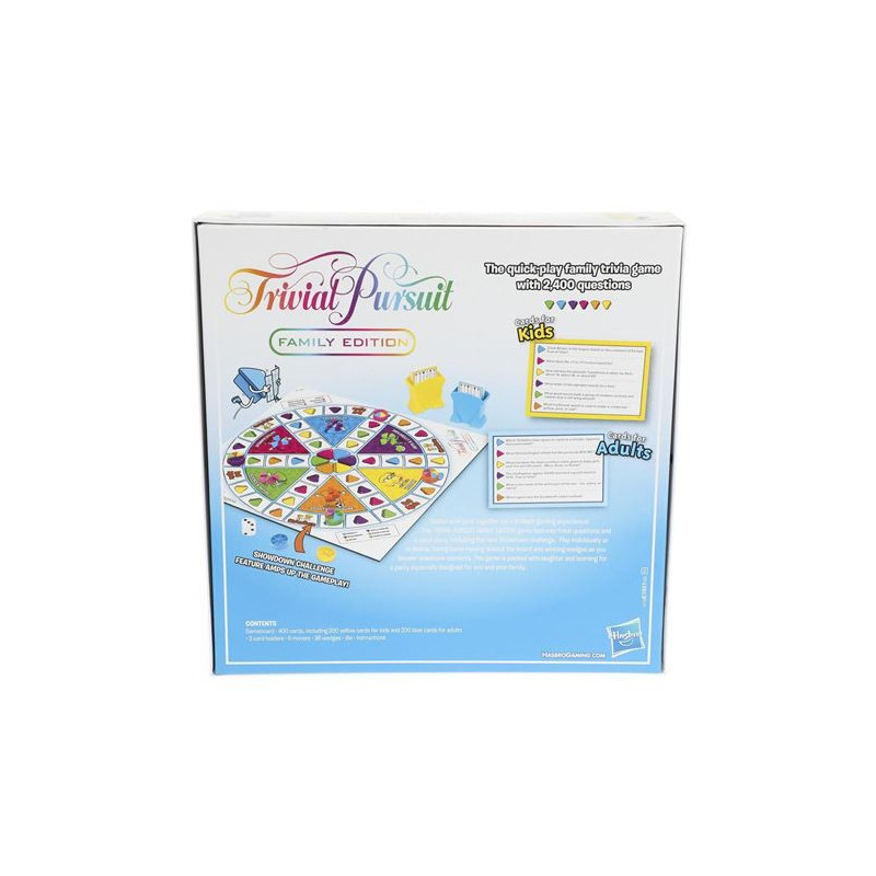 Jeu trivial pursuit famille - HASBRO