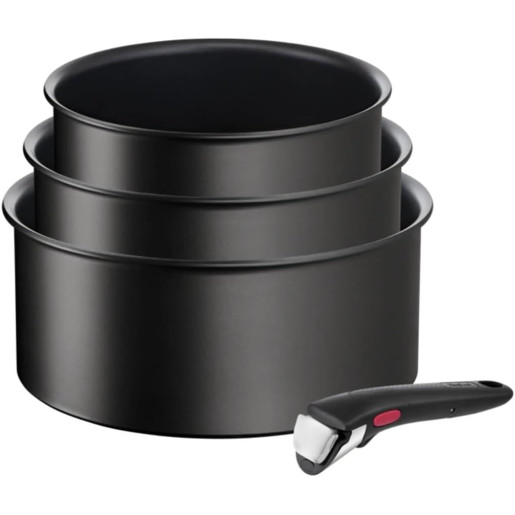 Lot de 3 casseroles ingénio résist - TEFAL